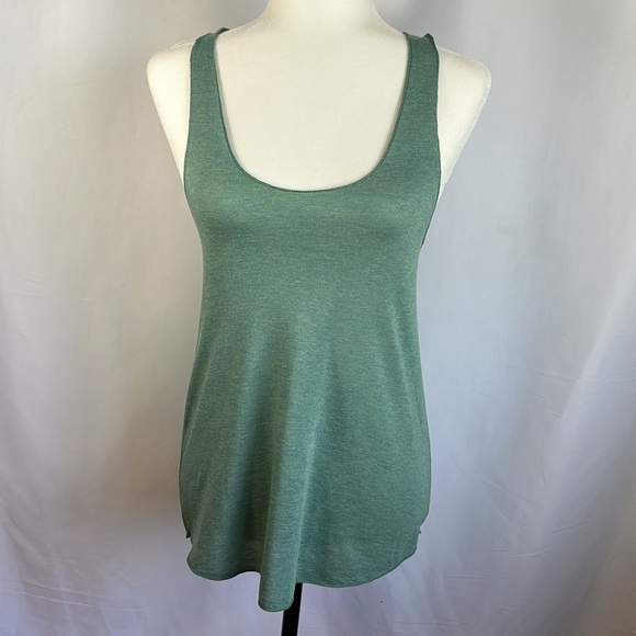 American Apparel Green Racerback Tank Top - Picture 1 of 9